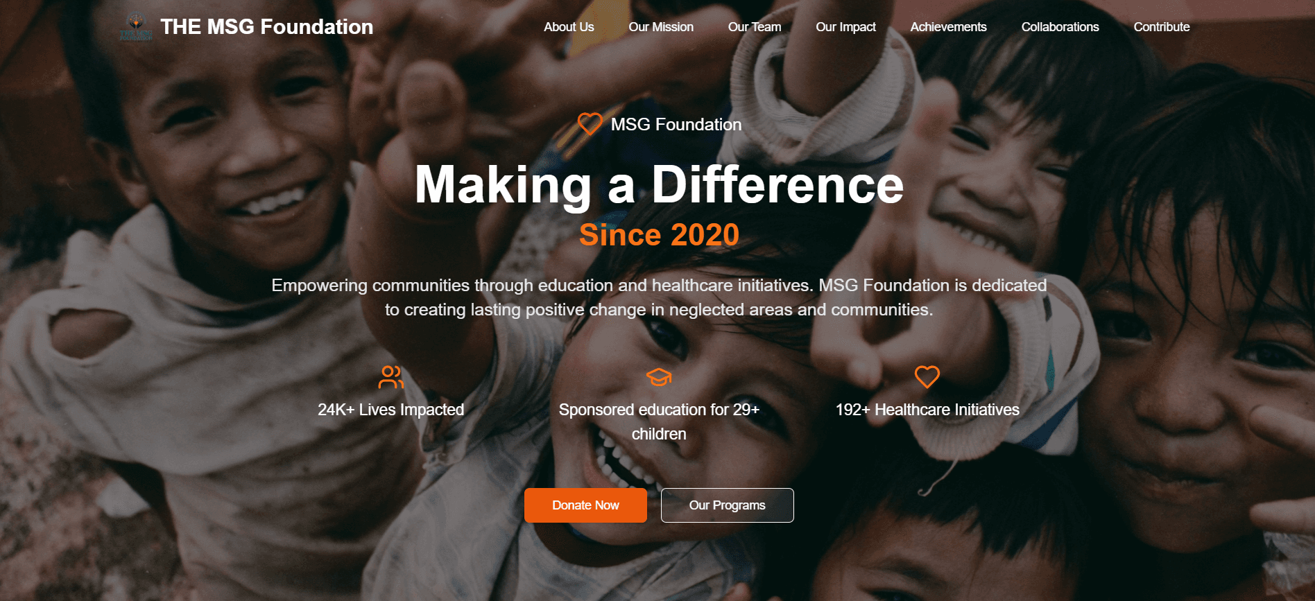 The MSG Foundation view 1